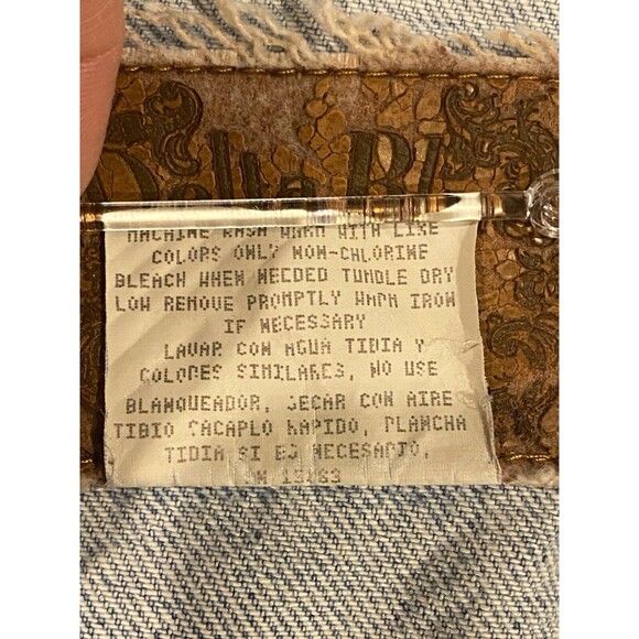 Vintage Delta Burke Delta Blues Denim Jacket L Made In USA Workwear Jacket - Picture 5 of 10